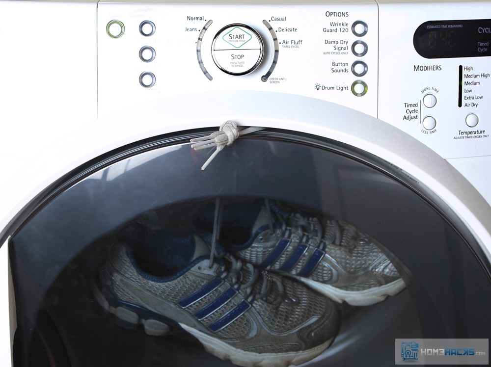 Dry Shoes in a Dryer Quietly HomeHacks