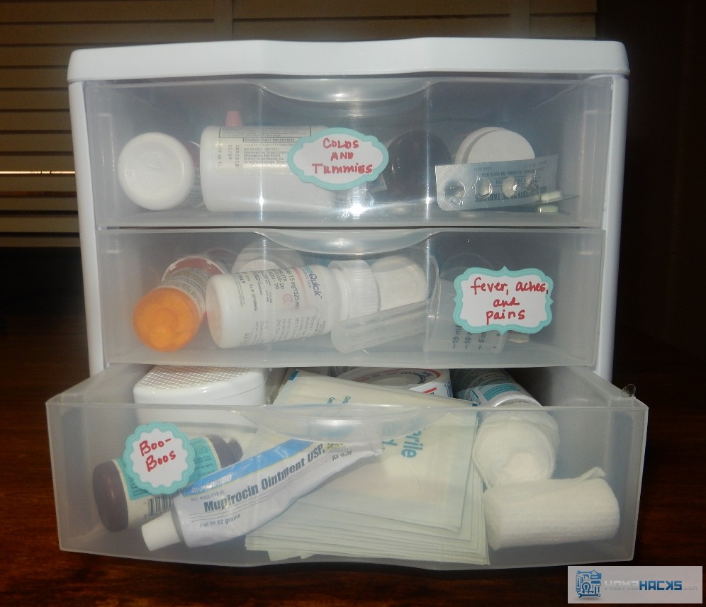 Grab and Go Medicine Storage - HomeHacks