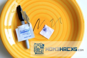 How to Remove Permanent Ink Marker using Rubbing Alcohol - HomeHacks