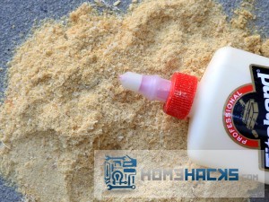 How to Make Your Own Wood Filler with Glue and Sawdust - HomeHacks