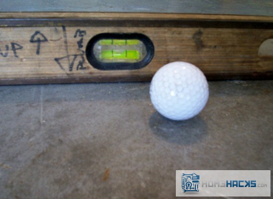 uneven floor finder golf ball