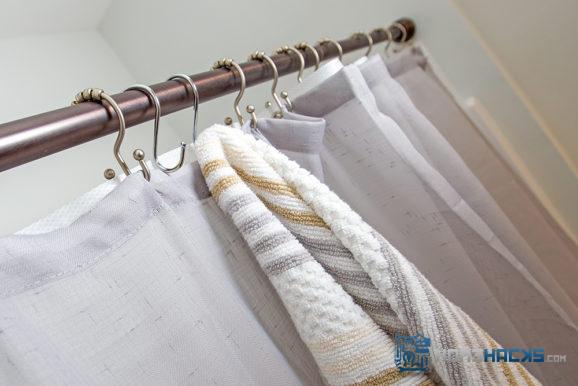 bathroom towel hook saves space