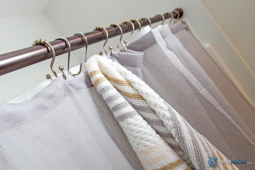 Bathroom Towel Hook Saves Space - HomeHacks