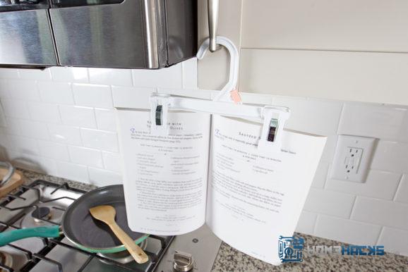 diy cookbook holder