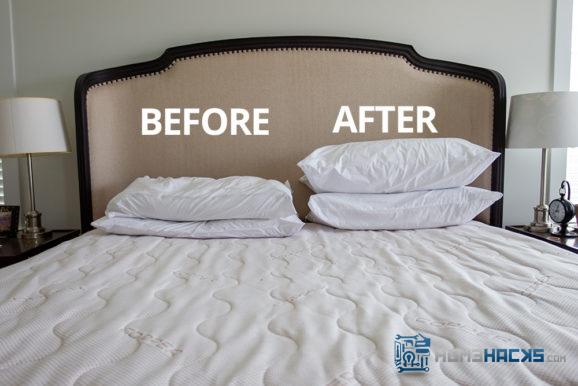 fluff pillows in dryer