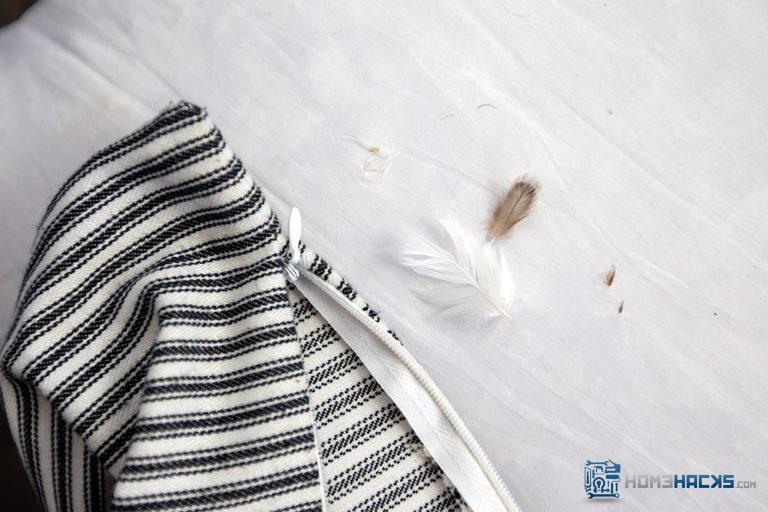 Prevent Feathers From Escaping Your Pillow HomeHacks