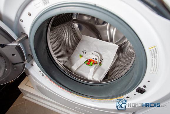 wash reusable grocery bags